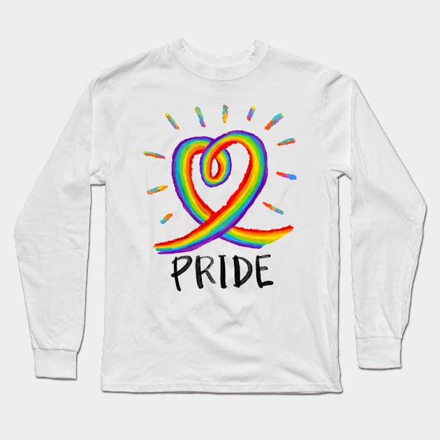 Happy Pride Day Long Sleeve T-Shirt by TomCage